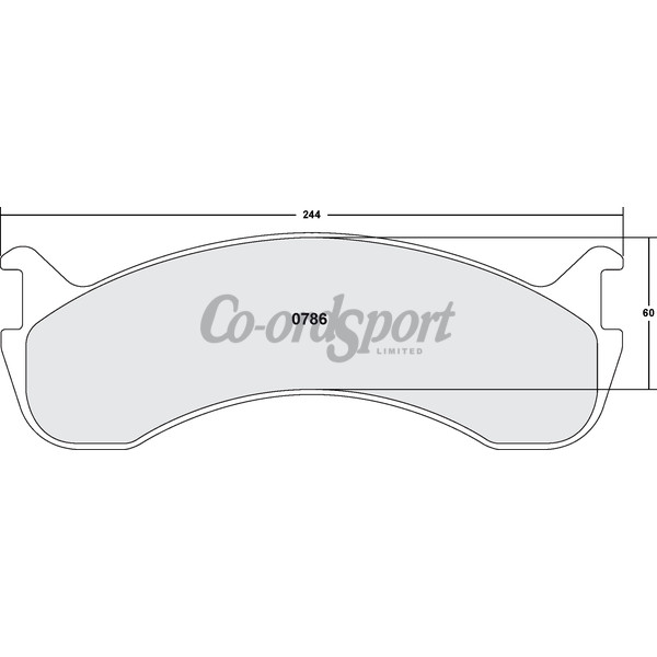 PFC 786 Z-Rated Brake Pad Set image