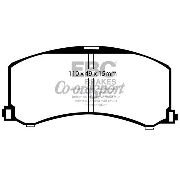 EBC Ultimax OEM Replacement Brake Pads image