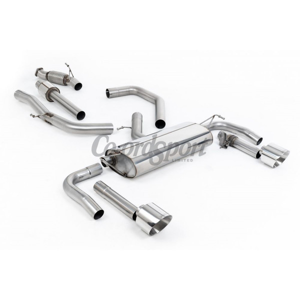 Milltek Exhaust - Resonated Valved Catback with GT-139 Polished T image