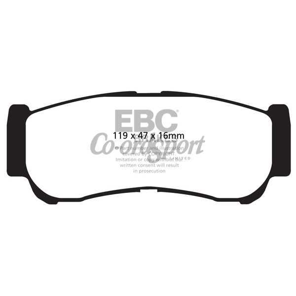 EBC Ultimax OEM Replacement Brake Pads image