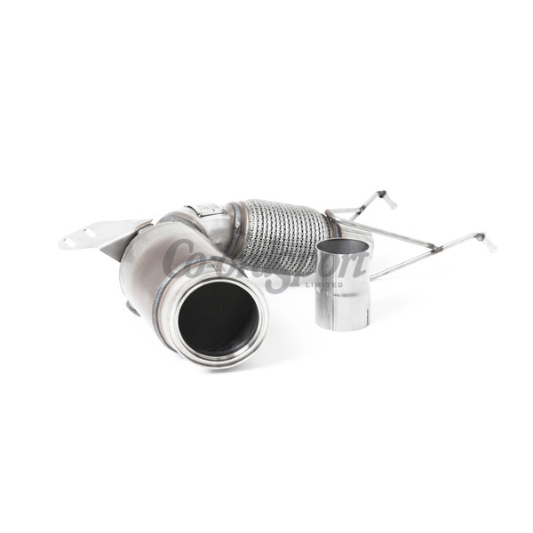 Milltek Large Bore Downpipe and Hi-Flow Sports Cat - New Mi image