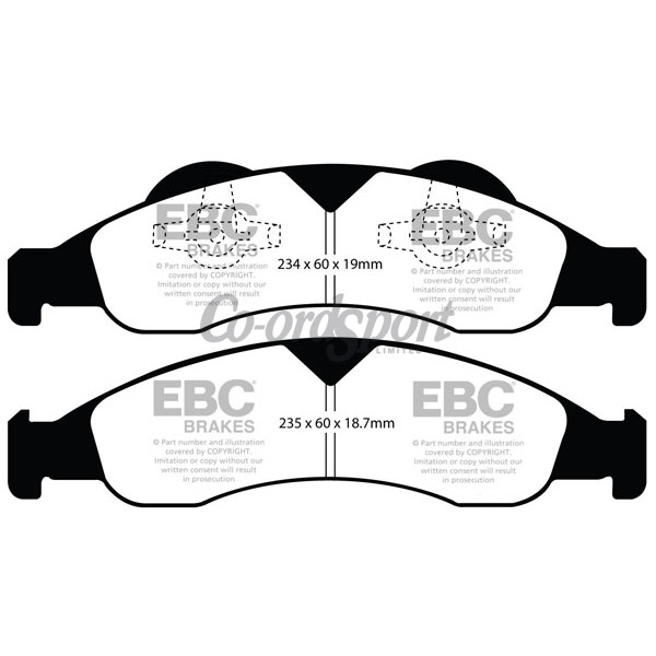 EBC Ultimax OEM Replacement Brake Pads image