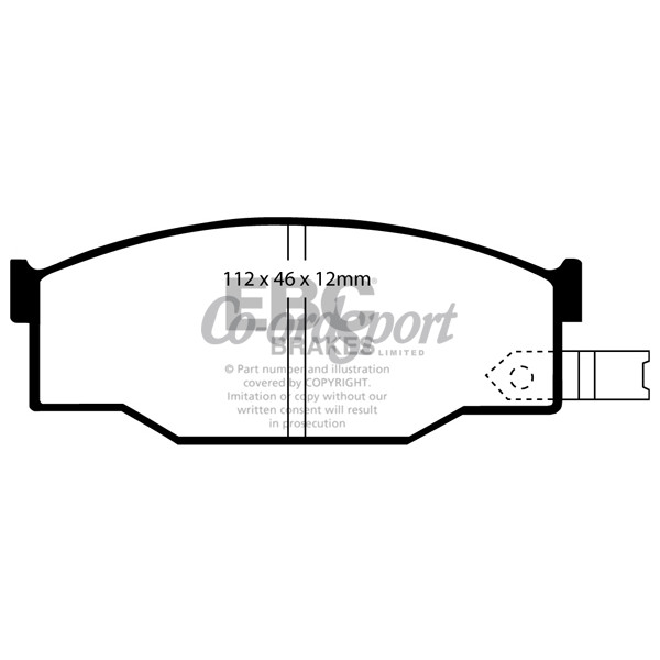 EBC Ultimax OEM Replacement Brake Pads image