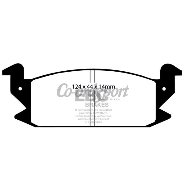 EBC Ultimax OEM Replacement Brake Pads image