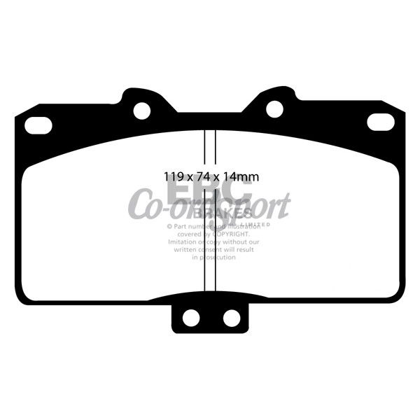 EBC Ultimax OEM Replacement Brake Pads image