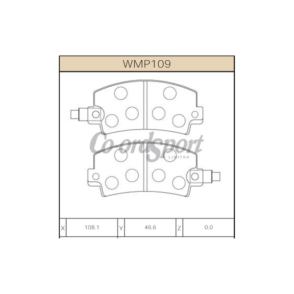 Winmax Brake Pads W1 Compound image