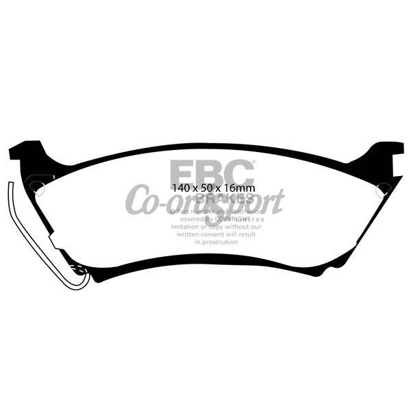 EBC Ultimax OEM Replacement Brake Pads image