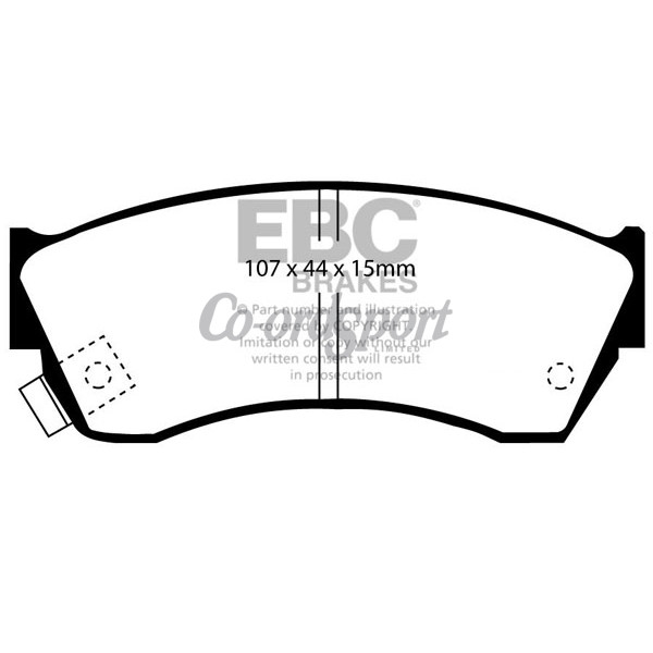 EBC Ultimax OEM Replacement Brake Pads image