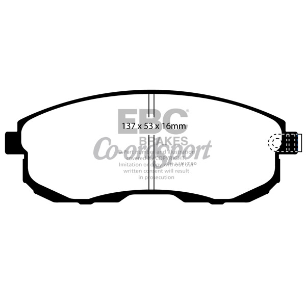 EBC Ultimax OEM Replacement Brake Pads image