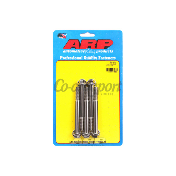 ARP 3/8-16 x 3.750 hex 7/16 wrenching SS bolts image