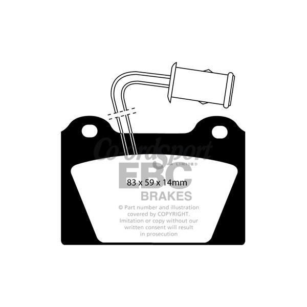 EBC Ultimax OEM Replacement Brake Pads image