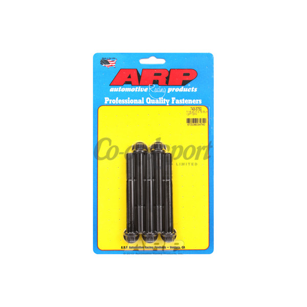 ARP 7/16-20 x 3.750 12pt black oxide bolts image
