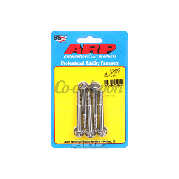 ARP M6 x 1.00 x 50 12pt SS bolts image