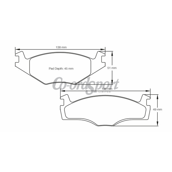 Pagid racing brake pads - RSL29 image