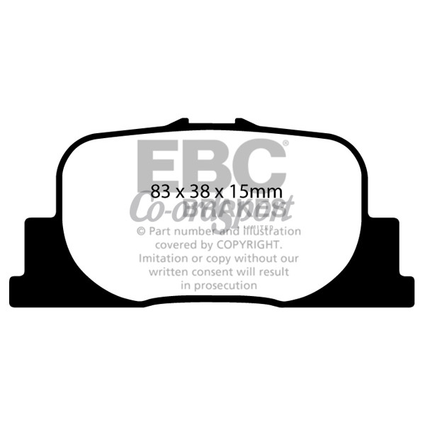 EBC Ultimax OEM Replacement Brake Pads image