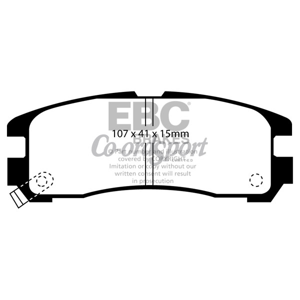 EBC Ultimax OEM Replacement Brake Pads image