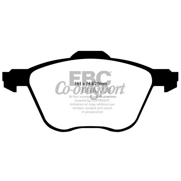 EBC Ultimax OEM Replacement Brake Pads image