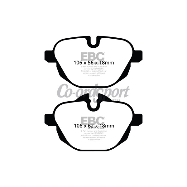 EBC Ultimax OEM Replacement Brake Pads image