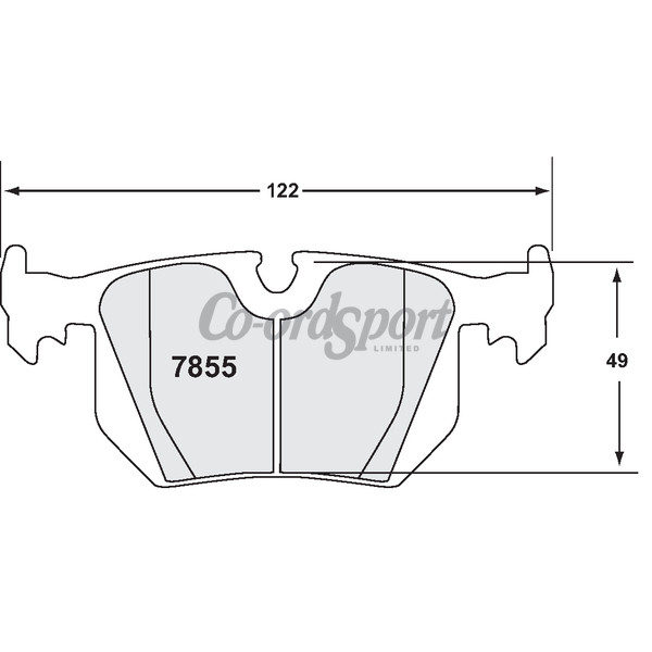 PFC 7855 Z-Rated Brake Pad Set image