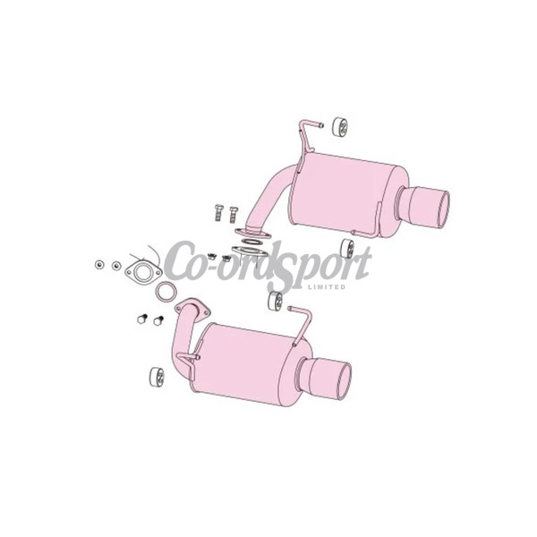 Fujitsubo Authorize S Exhaust SUBARU FORESTER 2.0 Turbo SJG FA20 image