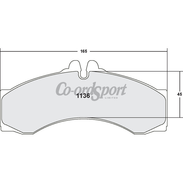 PFC 1136 Z-Rated Brake Pad Set image