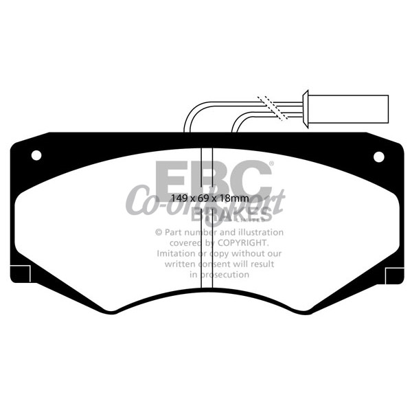 EBC Ultimax OEM Replacement Brake Pads image