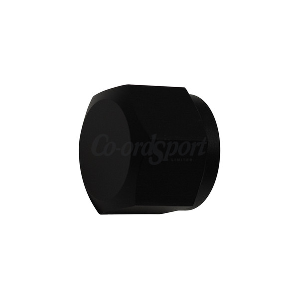 DW 10AN Female Flare Cap  Anodized Matte Black image