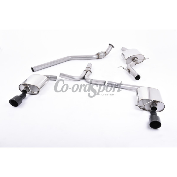 Milltek Cat-back Audi A4 2.0 TFSI S line B8 2WD and quat image