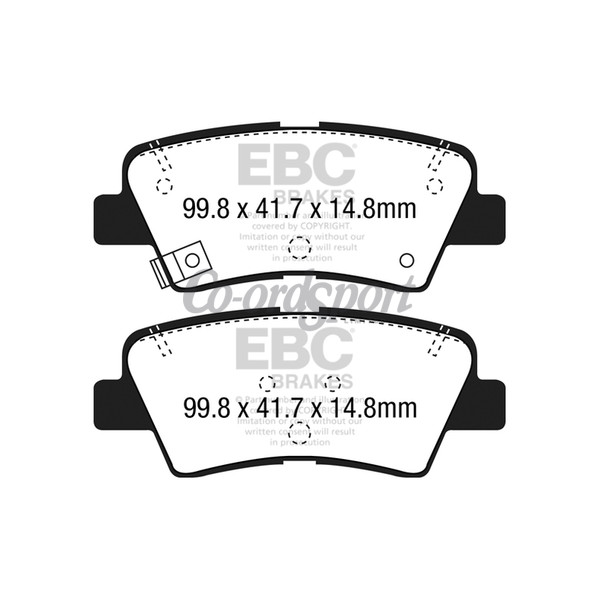 EBC Ultimax OEM Replacement Brake Pads image