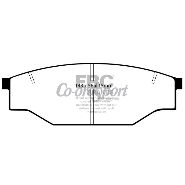 EBC Ultimax OEM Replacement Brake Pads image