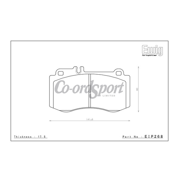 Endless Brake Pads S89F Compound image