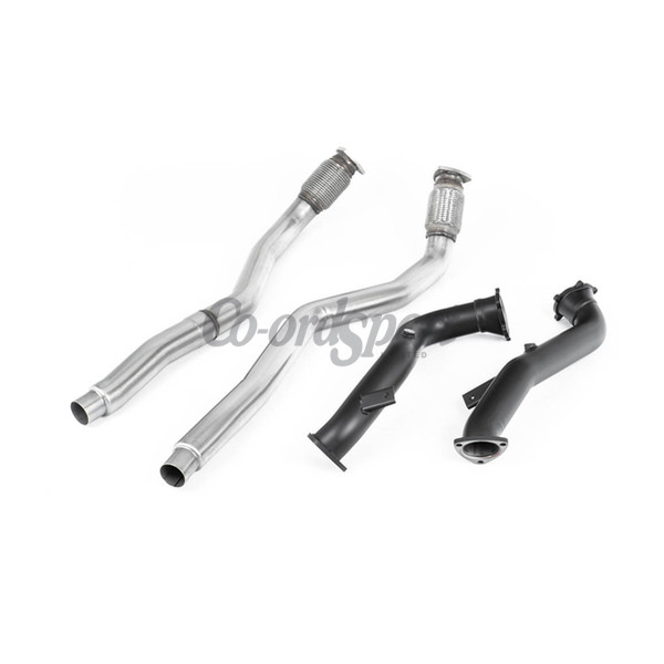 Milltek Large-bore Downpipes and Cat Bypass Pipes Audi S7 image