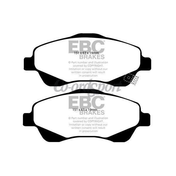 EBC Ultimax OEM Replacement Brake Pads image