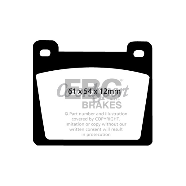 EBC Ultimax OEM Replacement Brake Pads image