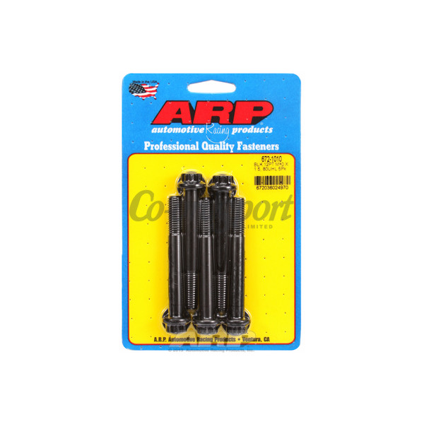 ARP M10 x 1.50 x 80 12pt black oxide bolts image