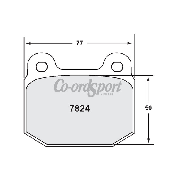 PFC Lotus Elise Exige Front Brake Pads 08 Compound 15 mm image