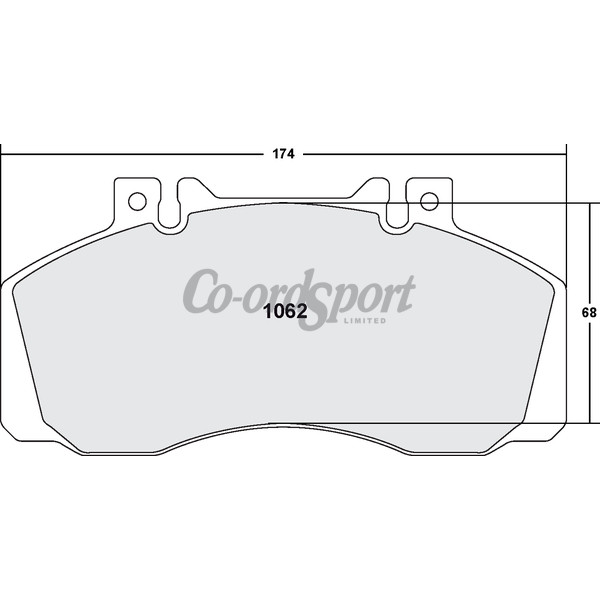 PFC 1062 Z-RATED BRAKE PAD SET image