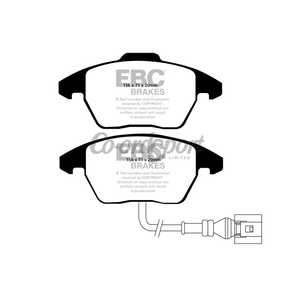 EBC Ultimax OEM Replacement Brake Pads image