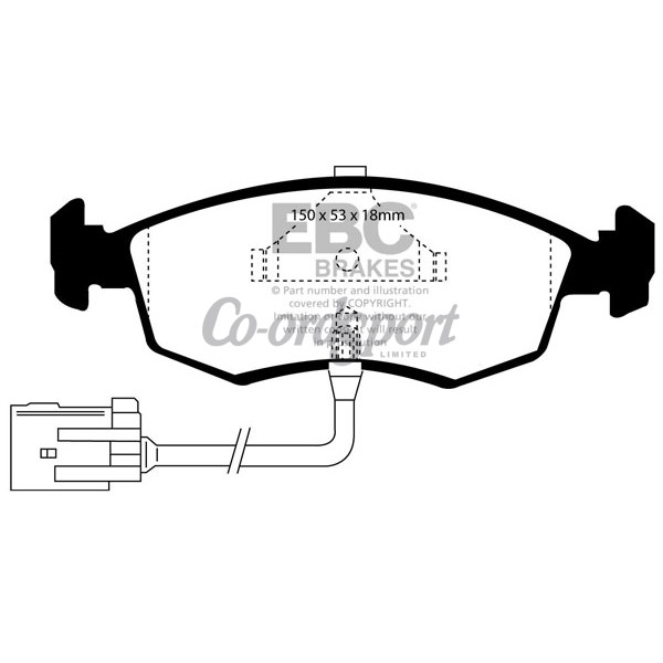 EBC Ultimax OEM Replacement Brake Pads image