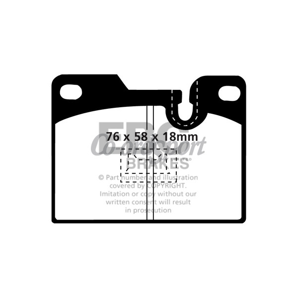 EBC Ultimax OEM Replacement Brake Pads image