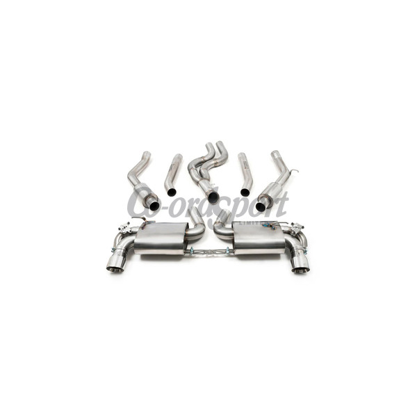 COBRA Toyota GR Supra (19-) Cat Back - Resonated - Twin Valved image