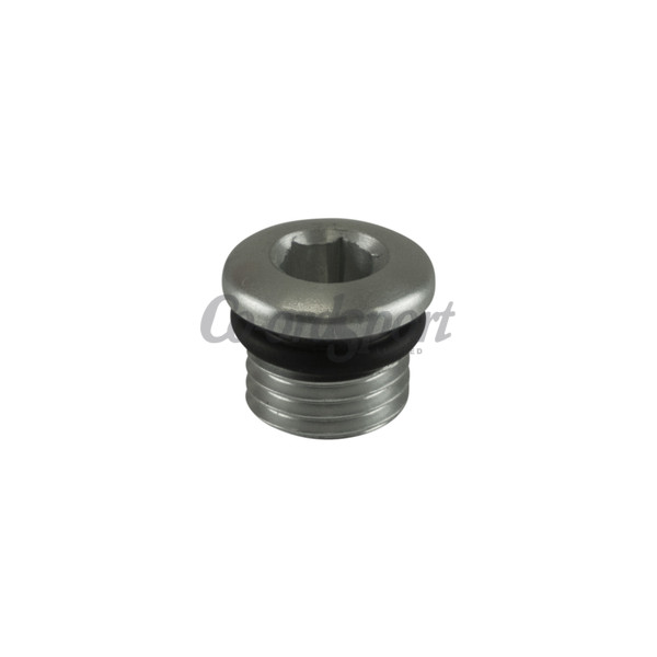 Turbosmart Fitting -4 AN ORB Blank - Silver image