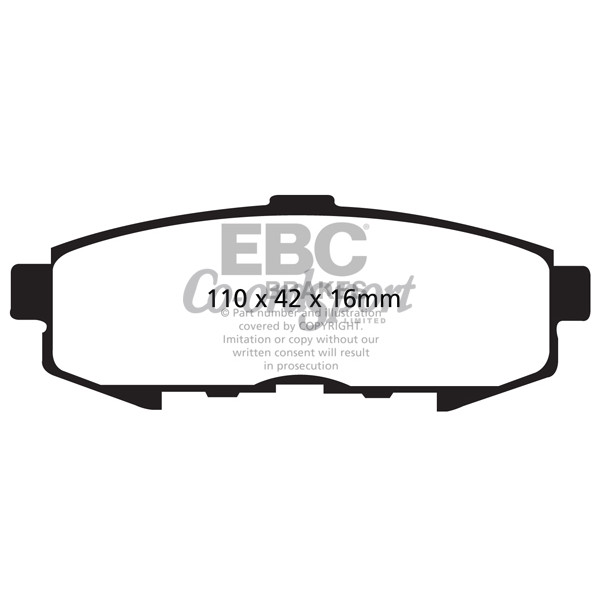 EBC Ultimax OEM Replacement Brake Pads image