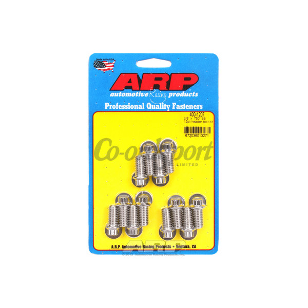 ARP 3/8 x .750 SS 12pt header bolt kit image