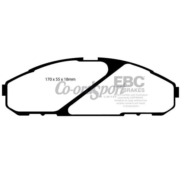 EBC Ultimax OEM Replacement Brake Pads image