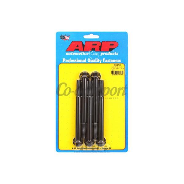 ARP 7/16-14 X 4.750 hex black oxide bolts image