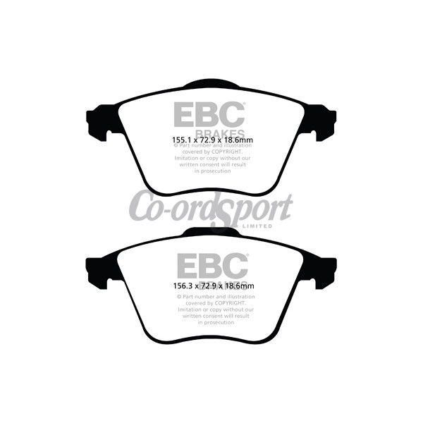 EBC Ultimax OEM Replacement Brake Pads image