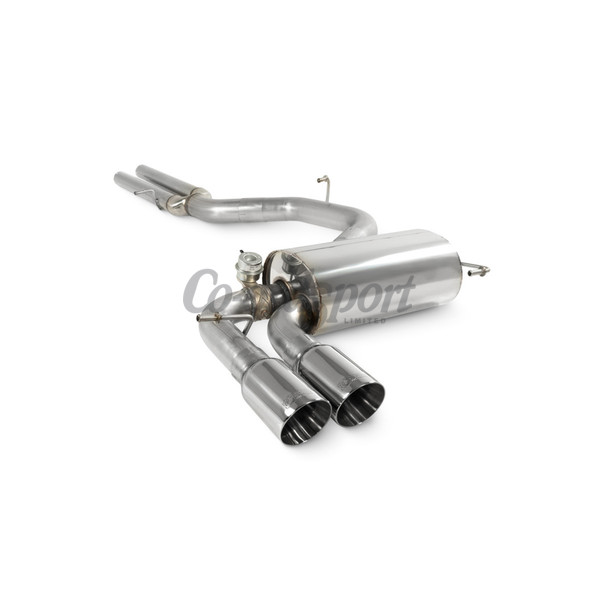 Scorpion Non-resonated secondary cat-back system RS3 8P image