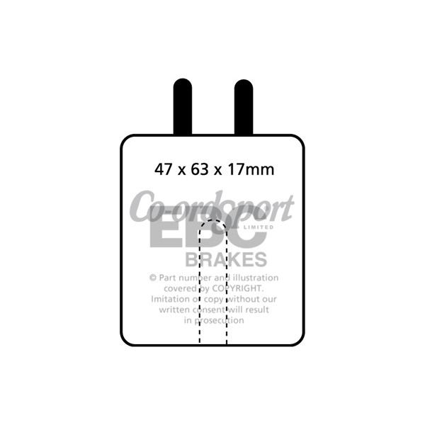 EBC Ultimax OEM Replacement Brake Pads image