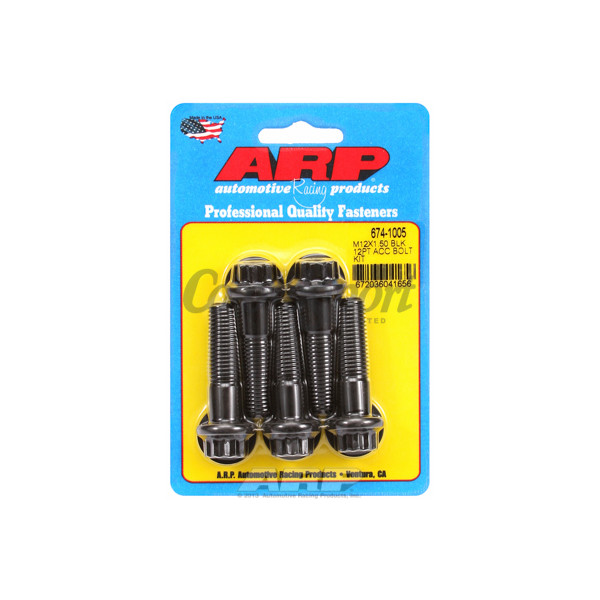 ARP M12 x 1.50 x 45 12pt black oxide bolts image